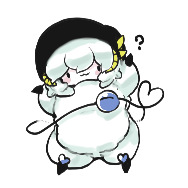 古明地こいし 「#こいシープ らくがきなぞぽーず」|葱のイラスト