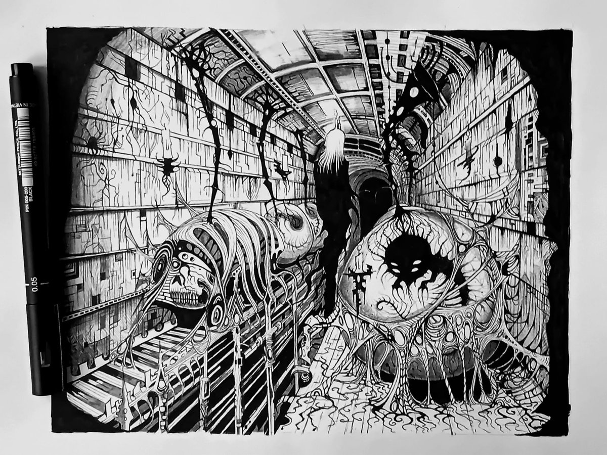 LazyLitch's tweet photo. Grab a free PDF sample of my upcoming dark fantasy adventure here: 
https://t.co/NY1l5XKwJY... 
In corrosive corridors 
A caustic Queen is concealed 
She spans sum surface sulfuric 
A seething cosmic clot congealing https://t.co/qQsRzBUhMG
