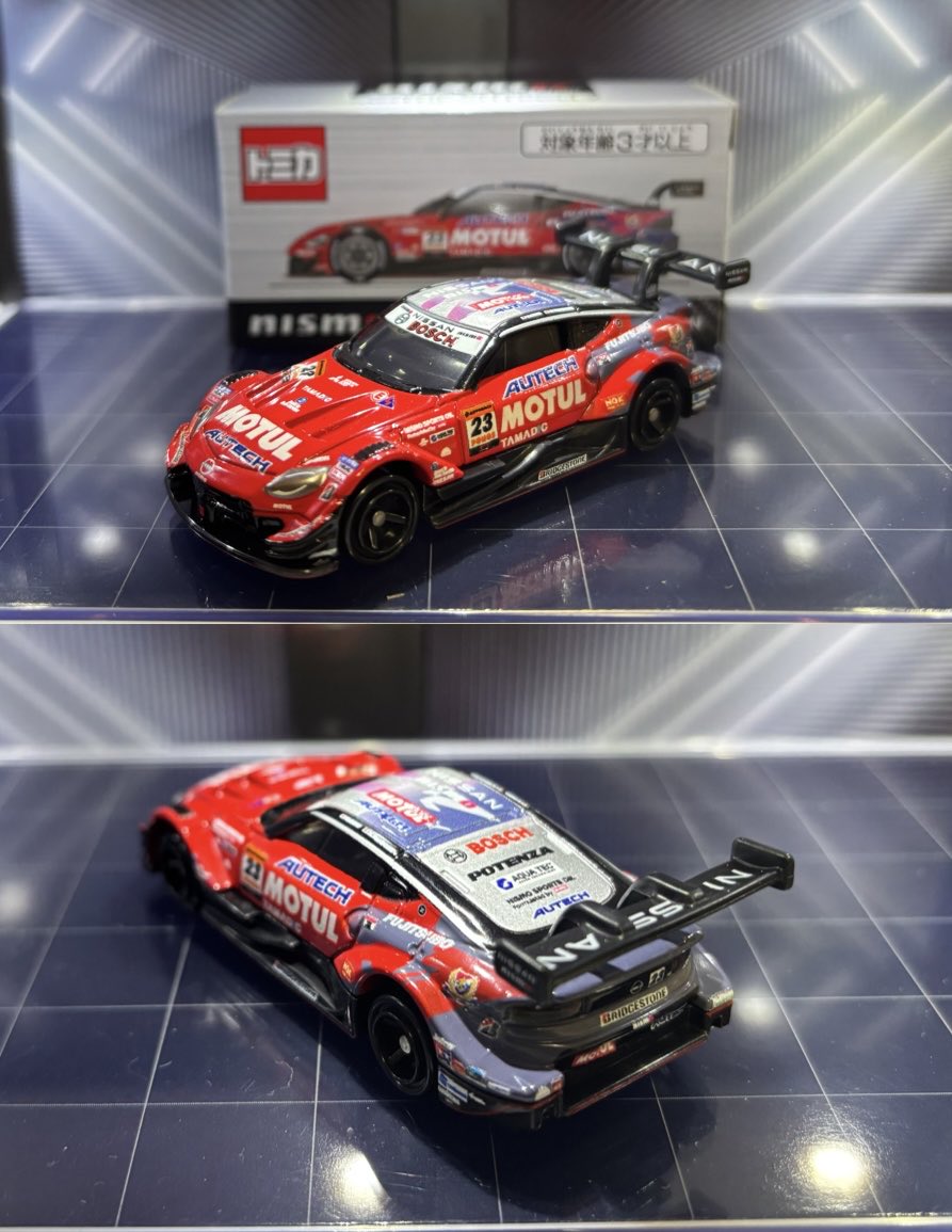 hiro_tomica's tweet photo. 昨日は見事プレミアムR32の落選となったので、こちらの日産2台を引っ張り出しました😌

R32は、後ろ姿の彩色にこだわった感じの出ているところが嬉しいです😊

Zは、今回こそラベル貼りを頑張ろうと思っていたのですが、箱から出すとオール印刷で感動でした！
#トミカ https://t.co/fr25vMoYZg
