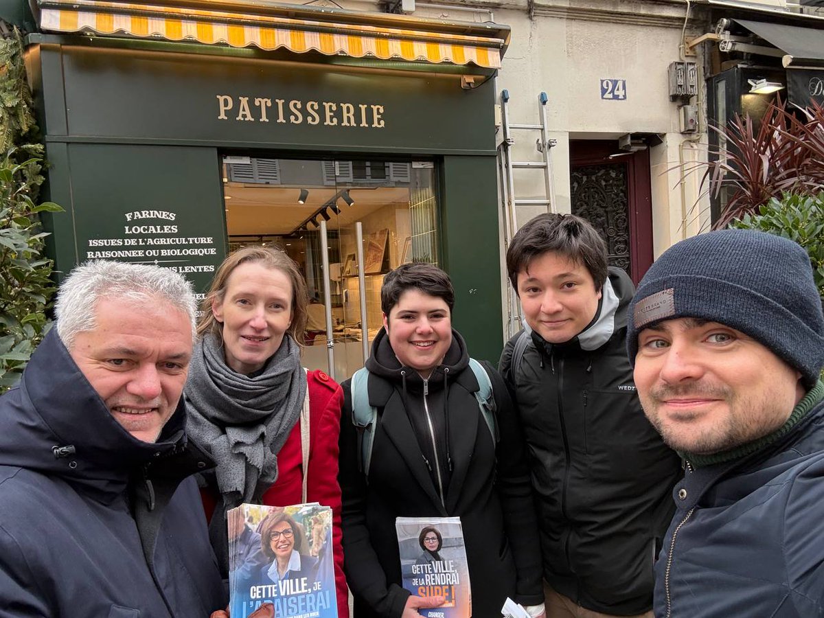 Rue Daguerre dans le 14ème, on a parlé alternance et sécurité 

La réalité : 1 femme sur 4 se sent en danger dans son quartier 

👉Une police municipale armée, formée et de proximité 
👉Renforcement de la vidéo verbalisation 

Avec <a href="/maudgatel/">Maud Gatel</a> et <a href="/datirachida/">Rachida Dati ن</a>