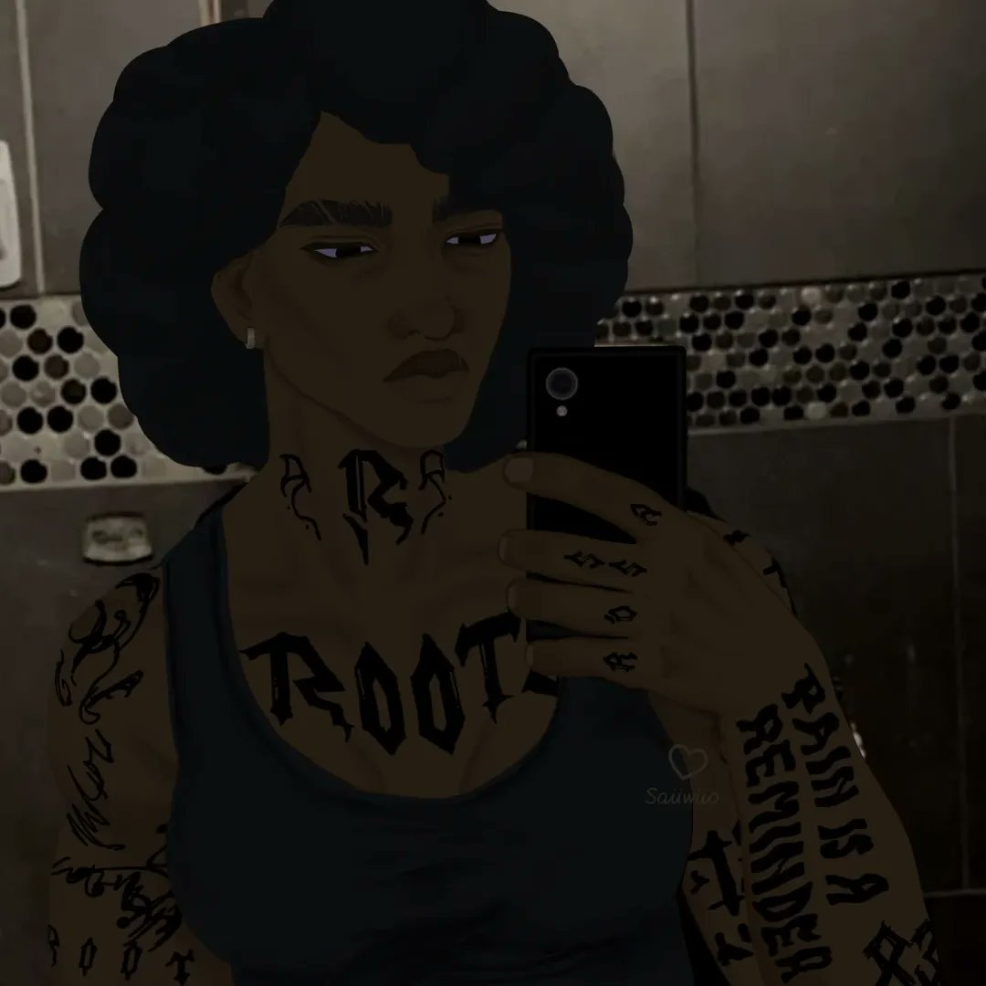 I'm really proud of this one too ;v;
Her name's Aaliyah <3 #OC #ocart #art #drawing