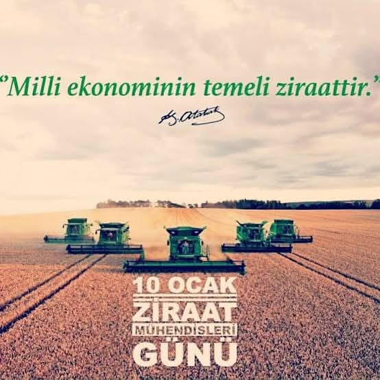 Doğru tarımın öncüleri mühendislerimizin günü kutlu olsun. #ZiraatMühendisleriGünü