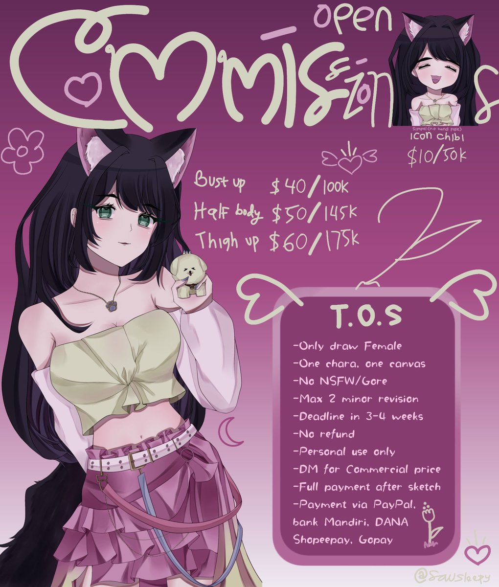 sausleepy's tweet image. ‼️ URGENT COMMS ‼️
  ❤&amp;amp;🔁 greatly appreciated

Hi guys👋 I’m opening urgent comms for both local &amp;amp; international. I need $300 to pay my bills. So every purchase of thigh-up art will get a FREE chibi icon, DM me to grab yours okay~  

#commissionsopen #smallartist