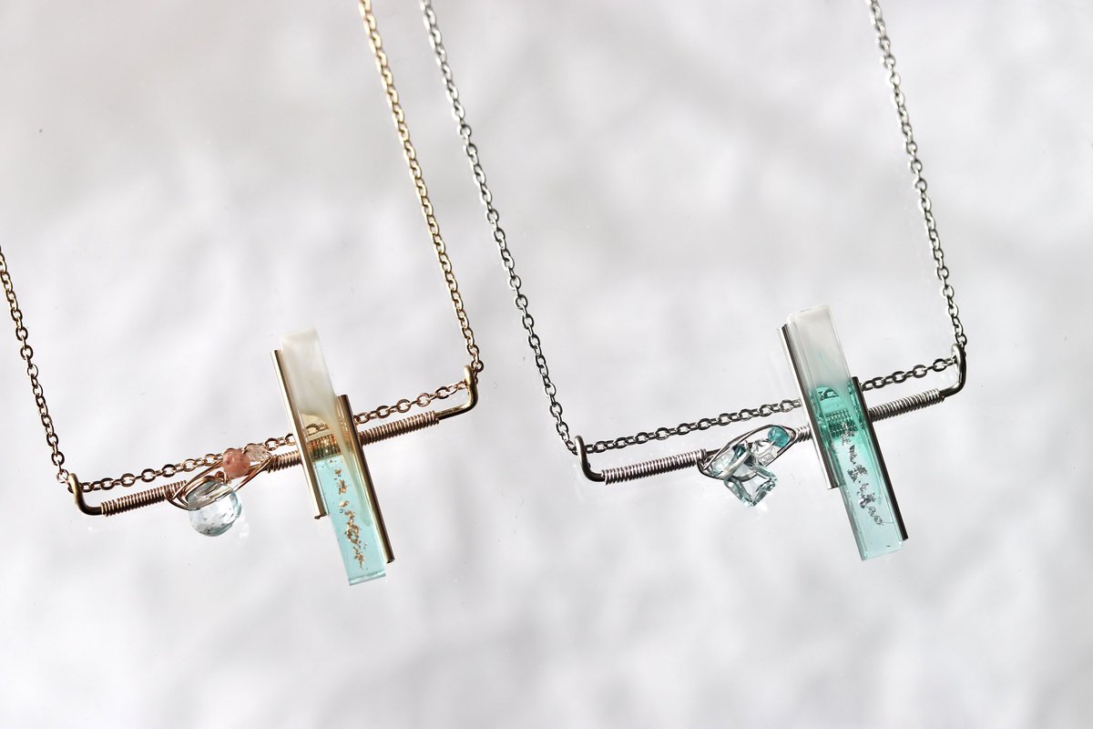 チェーンをつけるとこんな感じです！