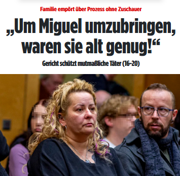 Taykra's tweet image. #Zella-Mehlis: „Ihr gehört weggesperrt“ Miguel A. (†23) soll auf Flucht vor Peinigern ertrunken sein. Im aufsehenerregenden Prozess um den Tod von Miguel A. (23) stehen 4 Angeklagte vor Gericht. Die Öffentlichkeit wurde ausgeschlossen, um die Heranwachsenden zu schützen.