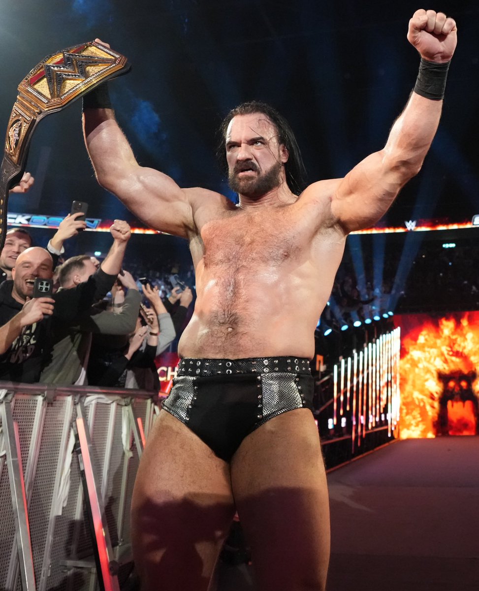 Your Undisputed WWE Champion, Drew McIntyre. ⚔️ 🏆 #SmackDown