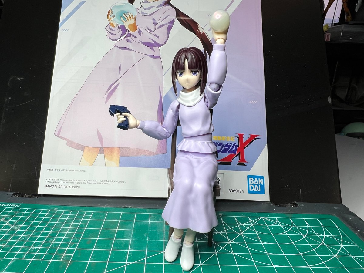 ティファパチ組み完成w 体型がお子様なので下半身の肉付きが寂しかった