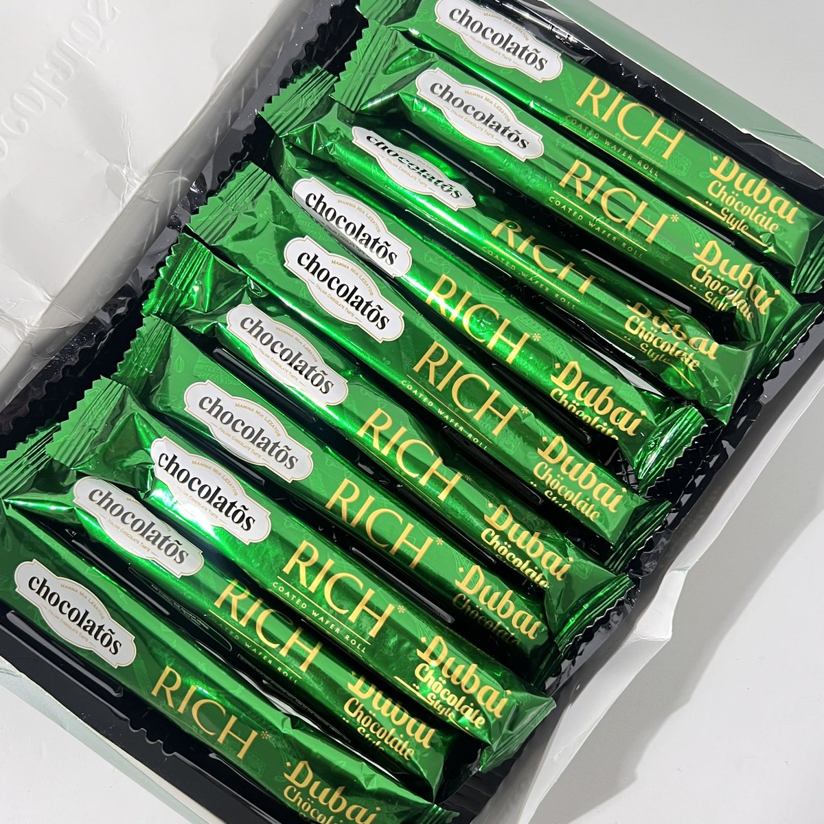 finally found chocolatos dubai chocolate🤤