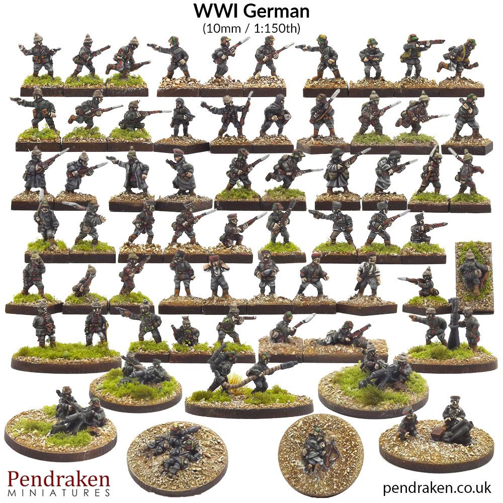 pendraken's tweet photo. Germany entered WWI and immediately began fighting both France and Belgium to the west, and Russia in the east. Their initial western advance was halted by the Allies and 3 years of trench warfare would follow. https://t.co/g34DcLZe7l #saturdayshowcase https://t.co/w3owT1x23b