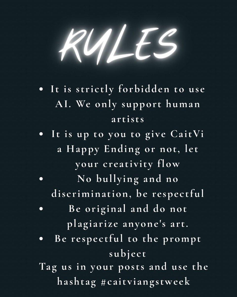 CaitVi Angst Week tweet media