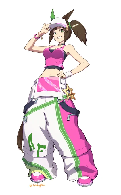 スポーティーなAラインアレンジのアイネス