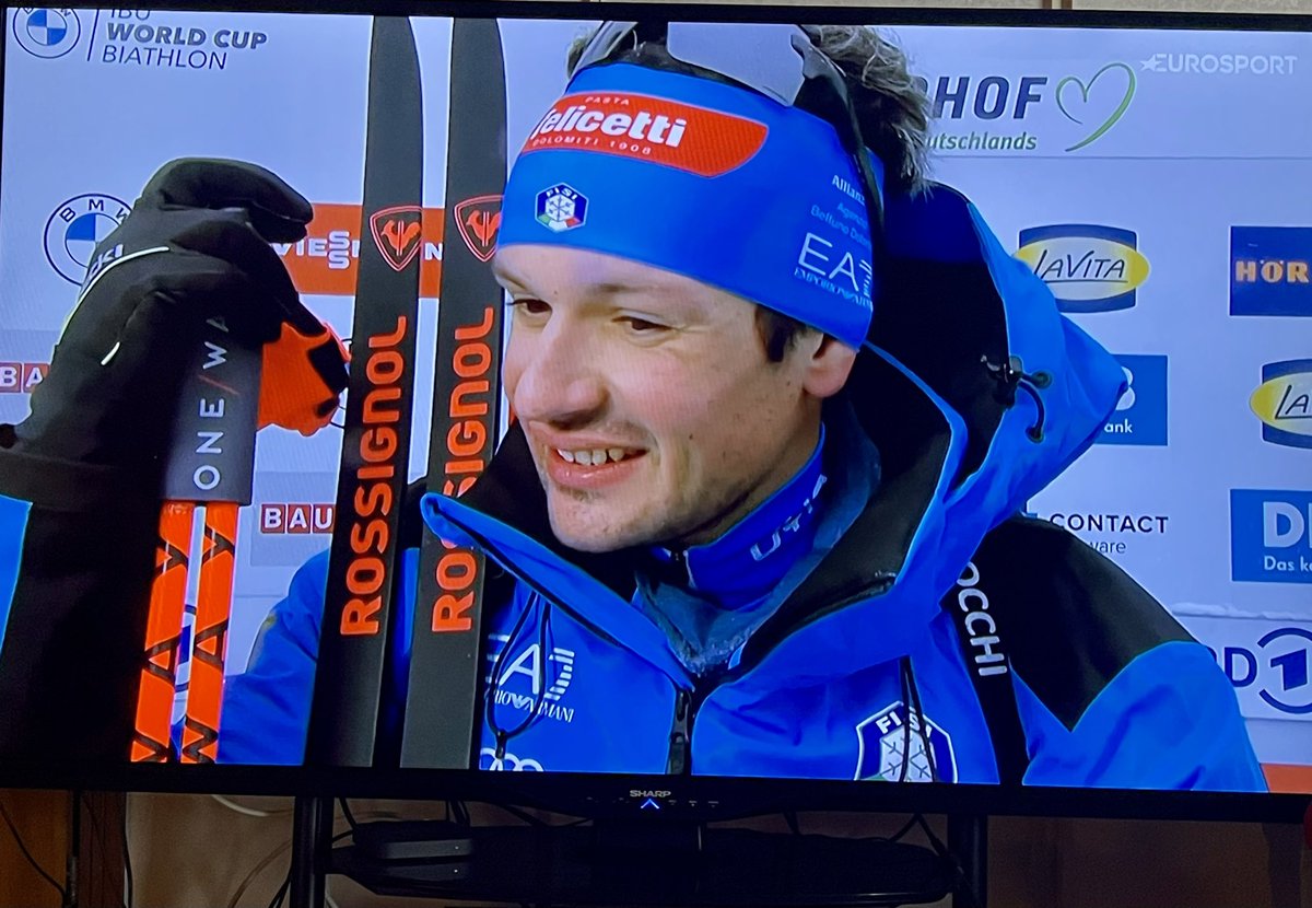 Nerys__'s tweet image. #Giacomel, come ha commentato @DarioPuppo davanti a queste parole, conferma di essere un vero grande:

“Oberhof è l’università del biathlon e abbiamo un po’ tutti fallito l’esame oggi, me compreso: ho fatto 6 errori al poligono e non va bene.
Si’, ho vinto ma non penso che me lo…