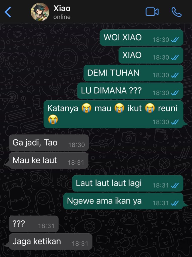 “Memangnya, Ada Apa di Laut?”

a #GenshinImpact AU (Xiao x Mer!Aether)
— xiaother NSFW 🔞fic ; #xiao #aether

Ditulis dalam bahasa Indonesia.