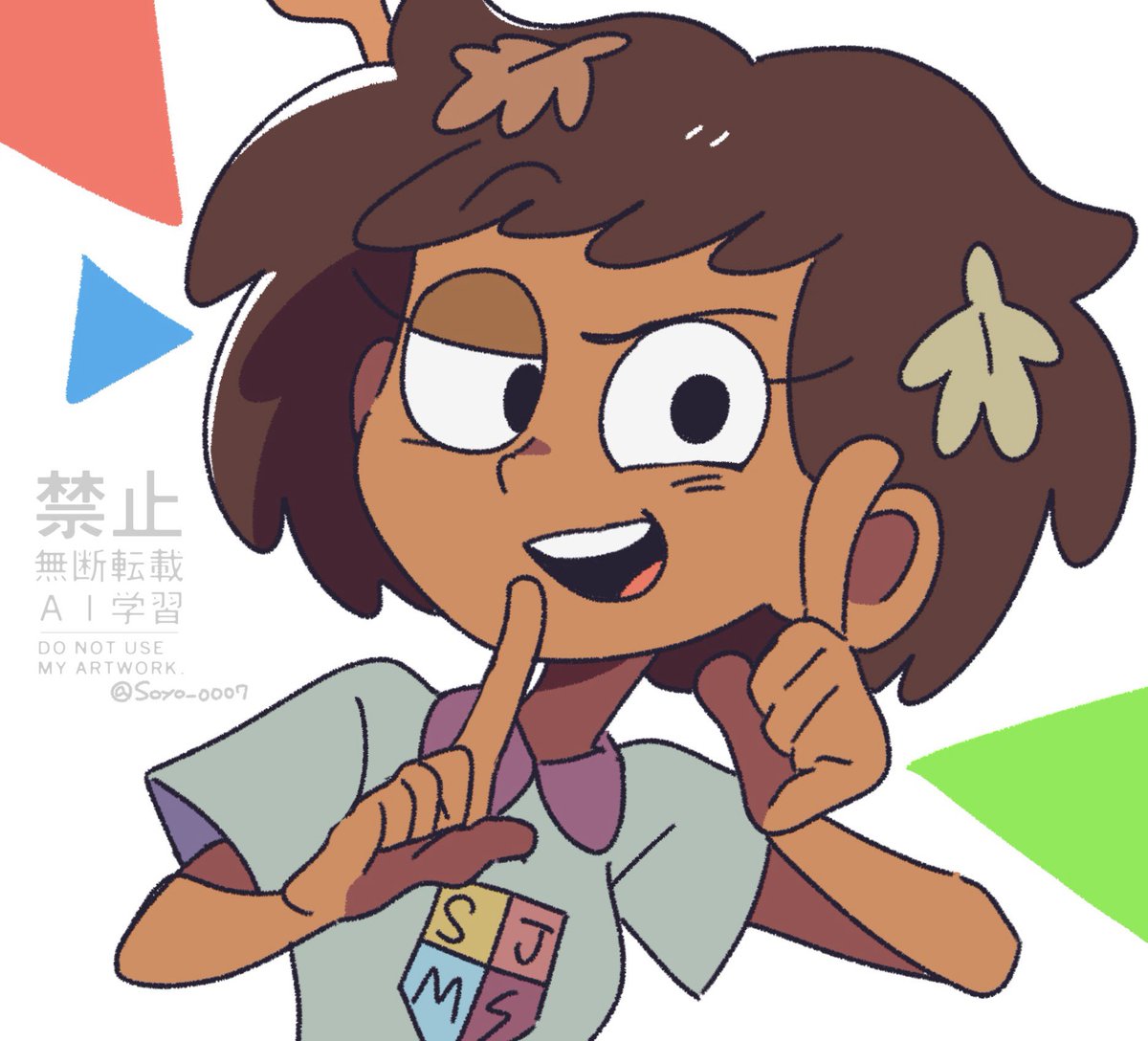 Soyo_0007's tweet image. 謎ポーズのアン
 #Amphibia