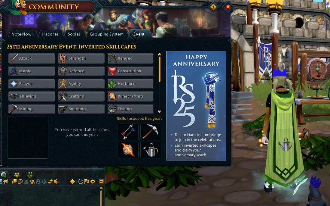 Rubby_Ecktuh's tweet image. Inverted Capes are back after Fresh Start Worlds.

A while ago we made an awesome group screenshot with the FSW community.  Doing this again for 99 &amp;amp; 120 Inverted Capes. Yes we want the 99s also on the picture

The date is:
25 January 19:30 game time Interested? Reply or DM ♥️