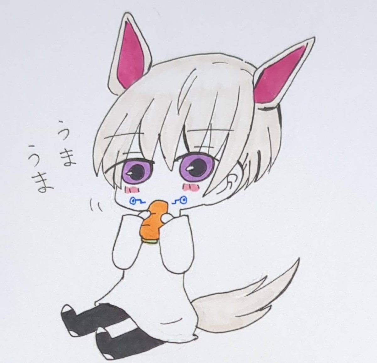 #とげくんドロ
#とげくんドロ干支
ウマ棘くん🥕🐴