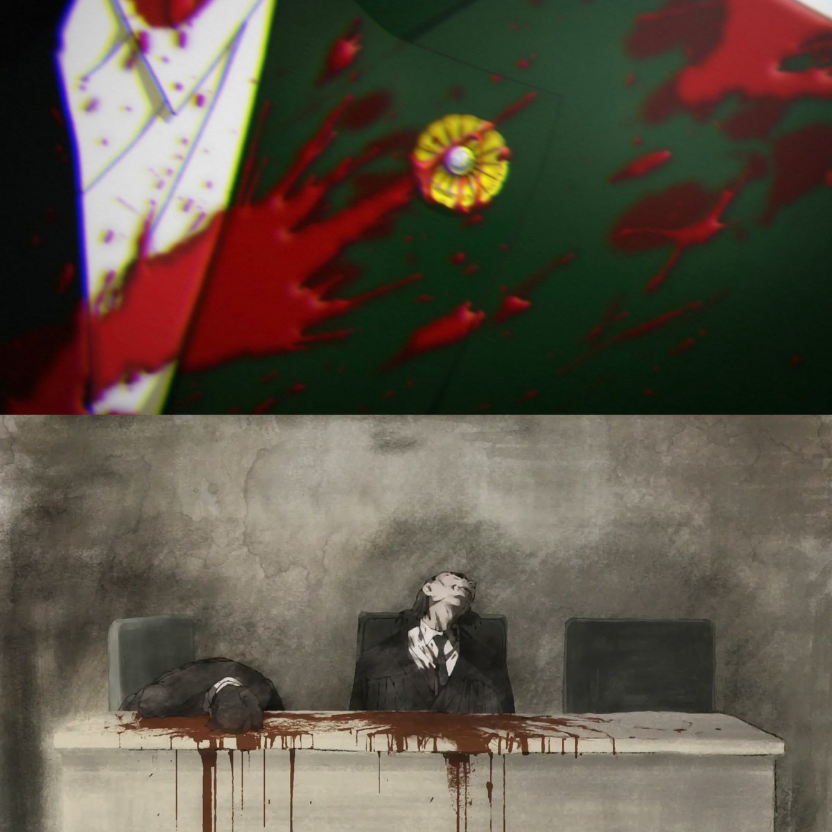 hourlyhiguruma's tweet image. "have you ever killed anybody of your own will?"