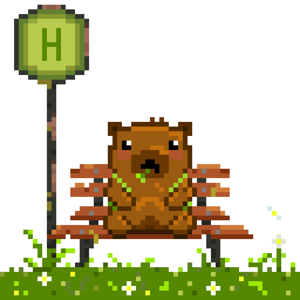 Mi_Su_Ra's tweet photo. My next pixelart piece was inspired by a capybara plushie. I even tried to make a small animation for the little guy.
#pixelart #animation #Capybara https://t.co/an6jj8OSaV