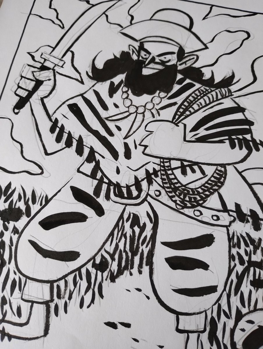 Empecé a dibujar las aventuras de Dámaso Elortondo, una serie de aventuras con este gaucho.