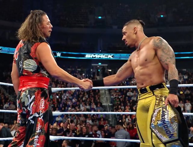 Carmelo_WWE's tweet image. Legend 🤝 @ShinsukeN