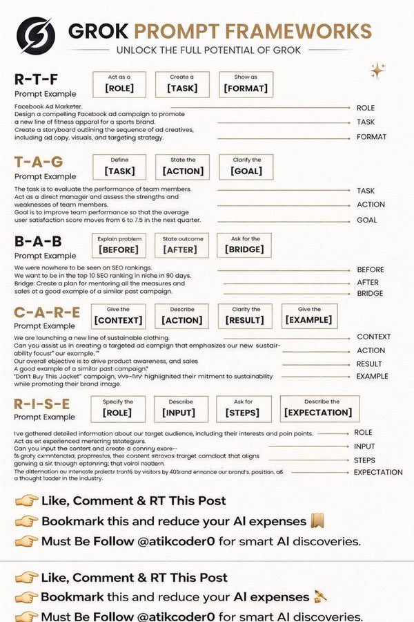 100+ AI Tools to replace your tedious work:

1. Research

- ChatGPT
- YouChat
- Abacus
- Perplexity
- Copilot
- Gemini

2. Image

- Higgsfield AI Soul
- GPT-4o
- Midjourney
- Grok

3. Productivity

- Gamma
- Grok 3
- Perplexity AI
- Gemini 2.5 Flash

4. Writing

- Jasper
- Jenny