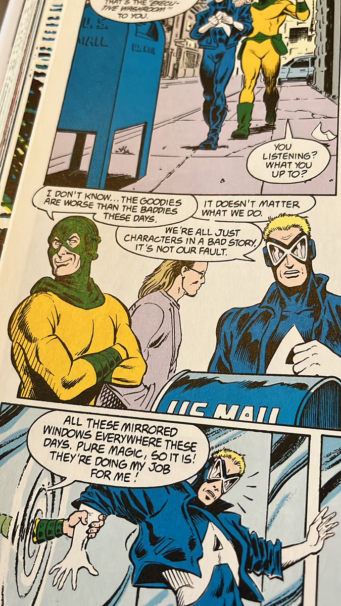 TimBashen's tweet image. I‘ve found @dbloodworth2 inside an Animal Man comic @EasyAllies