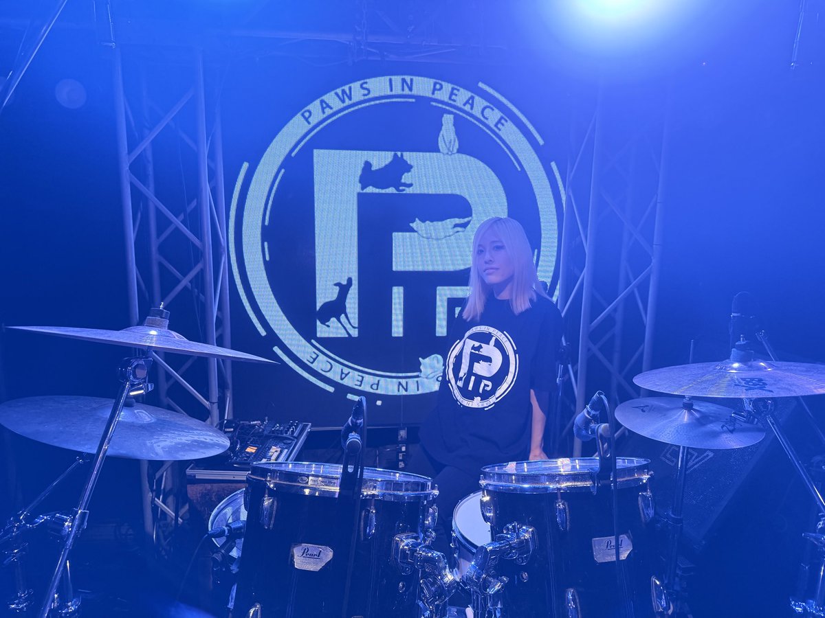 本日は<a href="/pip___official/">Paws In Peace</a> 
サポートdrでライブでした🥁

久々のクレッシェンドとツインペダルで懐かしい！