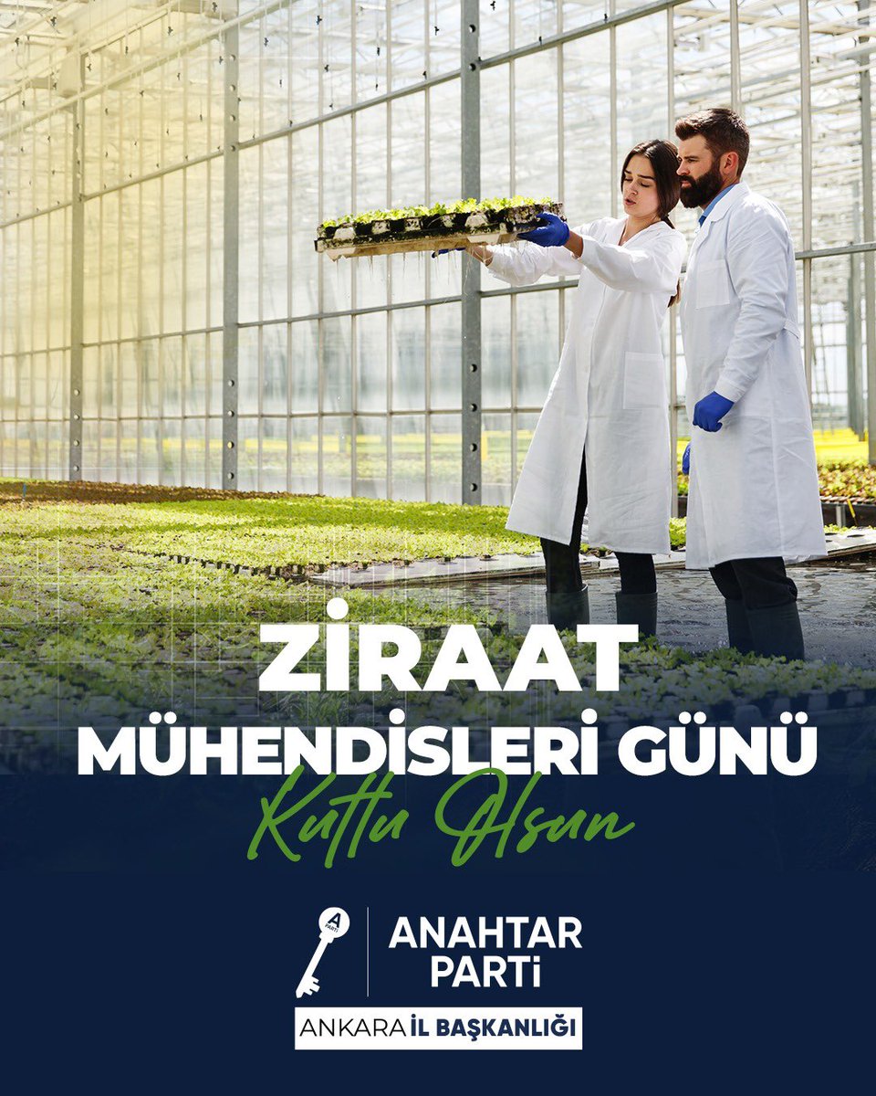 🌱 Toprağı bilgiyle buluşturan, üretimi akılla büyüten tüm ziraat mühendislerimizin Ziraat Mühendisleri Günü kutlu olsun.

Tarımın sürdürülebilirliği, gıda güvenliği ve ülkemizin yarınları için gece gündüz emek veren ziraat mühendislerimiz; emeğin, bilimin ve üretimin gerçek