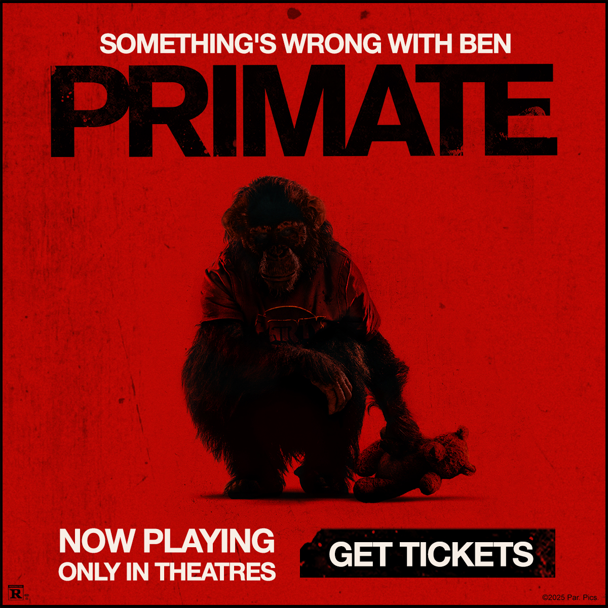 El cine de terror se vive mejor en español. No dejes pasar #Primate, ya disponible en #ElCineEnTuIdioma. Te esperamos. Tickets bit.ly/4jsdbHk