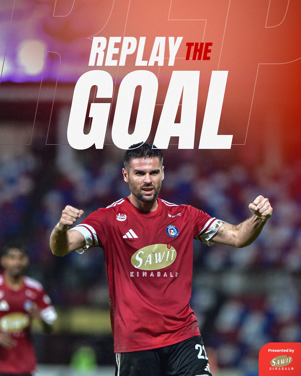 SabahFCofficial's tweet photo. Replay the Goal | 9 January 2026

Liga Super 2025/26 #LS15 Home game against Kuala Lumpur City FC. 

#SabahFC #SabahMajuJaya #BangunlahBersatuSemua #AjdinMujagic https://t.co/VpPqGE65at