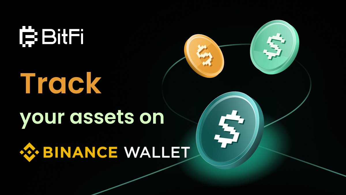 Bitfi_Org's tweet photo. 🔍 BitFi assets are now trackable on the @BinanceWallet DeFi page

You can now view your $bfUSD positions seamlessly in Binance Wallet

Another step forward for our ecosystem
CeDeFi, made more accessible. 🟢

https://t.co/45QbKpY807 https://t.co/q6Rww7dV4y