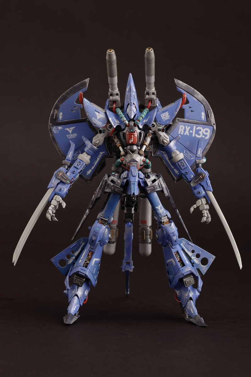 元キットと比べてみましょう HGUC RX-139 ハンブラビ