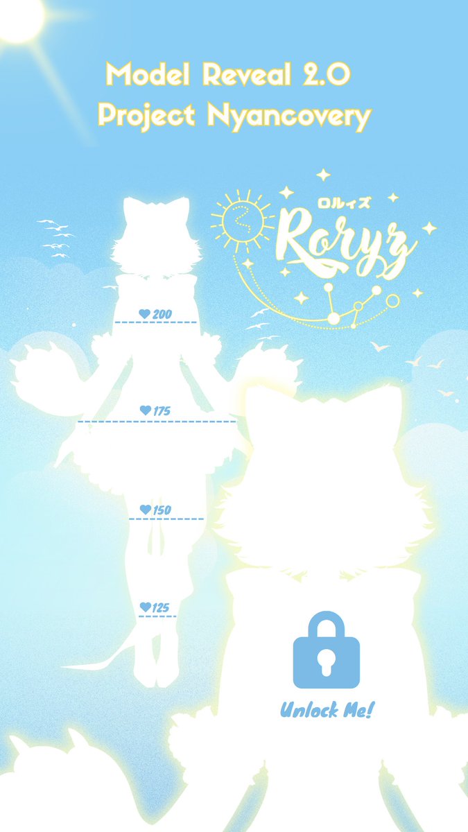 Roryz 2.0 Reveal!!
Finally! Full visual of Roryz 2.0!! but, wait! there's another model to a project called "NYANCOVERY". This project is to help you, Humans, by uncover Soul Blueprints!!!

Don't forget to like and share to reveal full version of Roryz Nyancovery Project