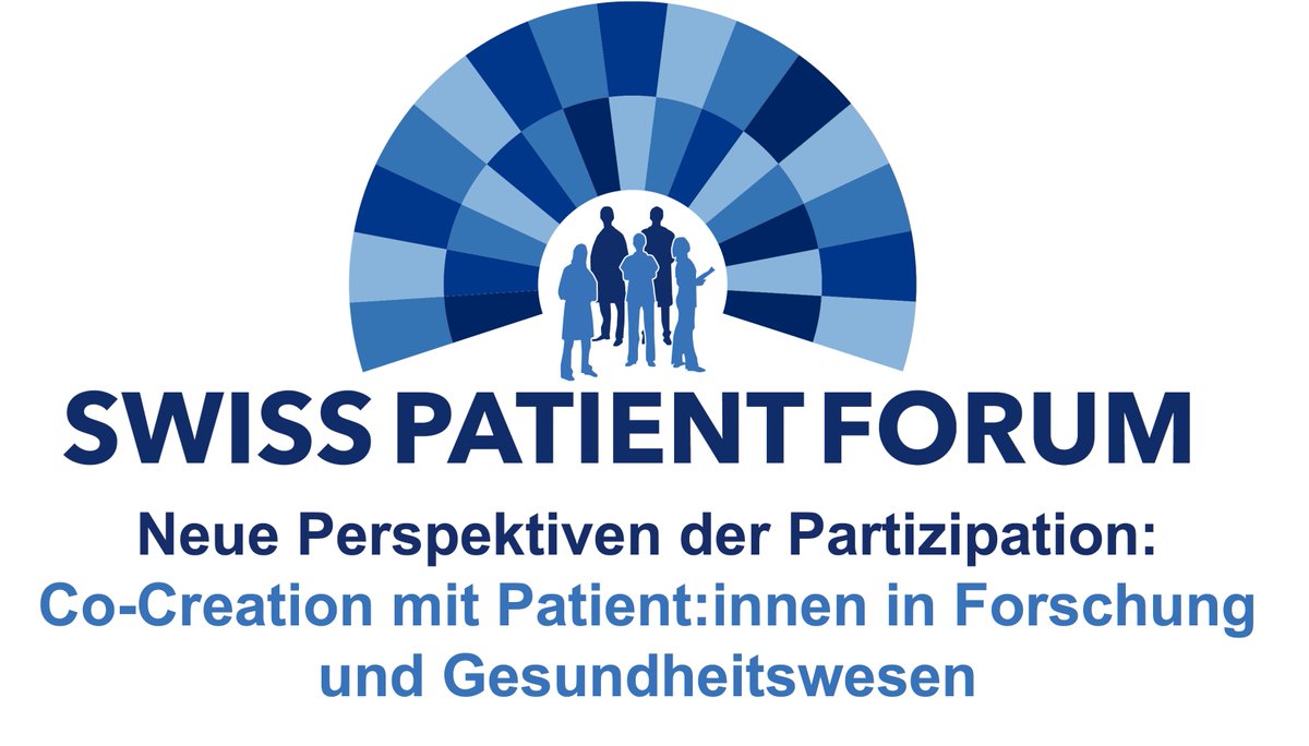 Swiss Patient Forum am FR, 13. Februar 2026 im Hotel Ador in Bern 

«Neue Perspektiven der Partizipation: 
Co-Creation mit Patient:innen in Forschung und Gesundheitswesen»
Melden Sie sich jetzt an!
👉 eupati.ch/swiss-patient-…
Oder per via secretariat@eupati.ch
Teilnahme kostenlos!