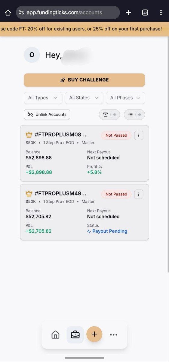 Shubhamtrades's tweet photo. 🚨@fundingticks
What's going on with the MASS IP violation emails hitting thousands of traders overnight? 
Same home WiFi, no VPN, no sharing → accounts frozen, profits wiped, payouts blocked. After dashboard freezes & rule drama... this feels like a glitch or worse.  
Traders deserve real answers NOW, not silence. Restore legit accounts or explain the bug!

This is from my friend , he has seperate phone for the trading, yet he got this IP violation breach mail🙂.
its so sad that hard work is going in veins!