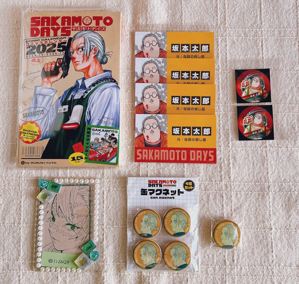 Kaz*3月24日までにお引き取り 譲渡 】 サカモトデイズ SAKAMOTO DAYS コミックカレンダー 缶