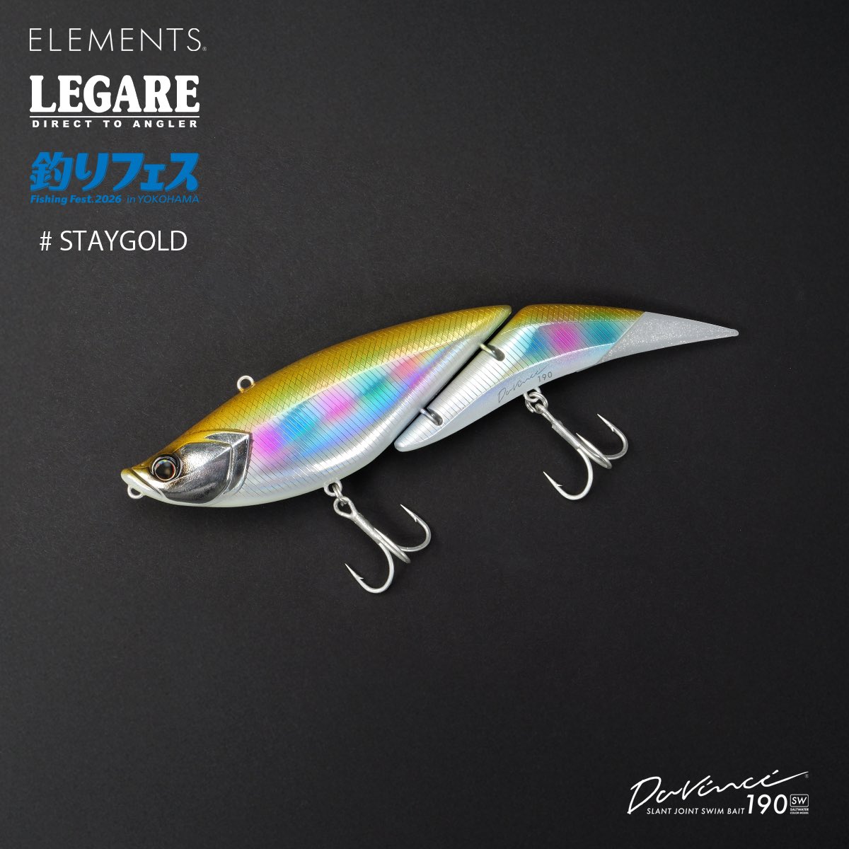 Davinci 190｜ELEMENTS × LEGARE 釣りフェス2026 限定カラー