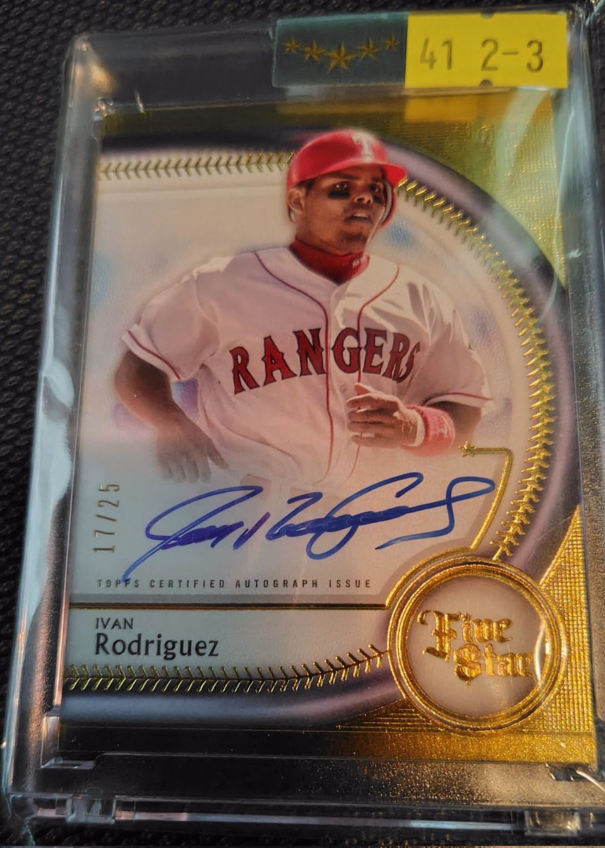 メジャーリーグ　カード　Ivan Rodriguez 店長（@BROTHERS_KAZU）のとこで開催されたGBのカード届きました