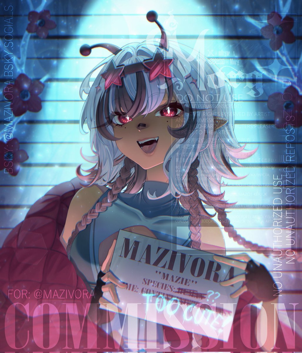 M0rgue_X's tweet image. Vgen Comm~! ⭐

Thank you @mazivora ! || #Morgallery #VGenComm 
♡ and ⟳ are appreciated! 
.𖥔 ݁ ˖ Do not use and repost anywhere else.
.𖥔 ݁ ˖ Do not reproduce (Esp AI, NFTs ort any of the sort.