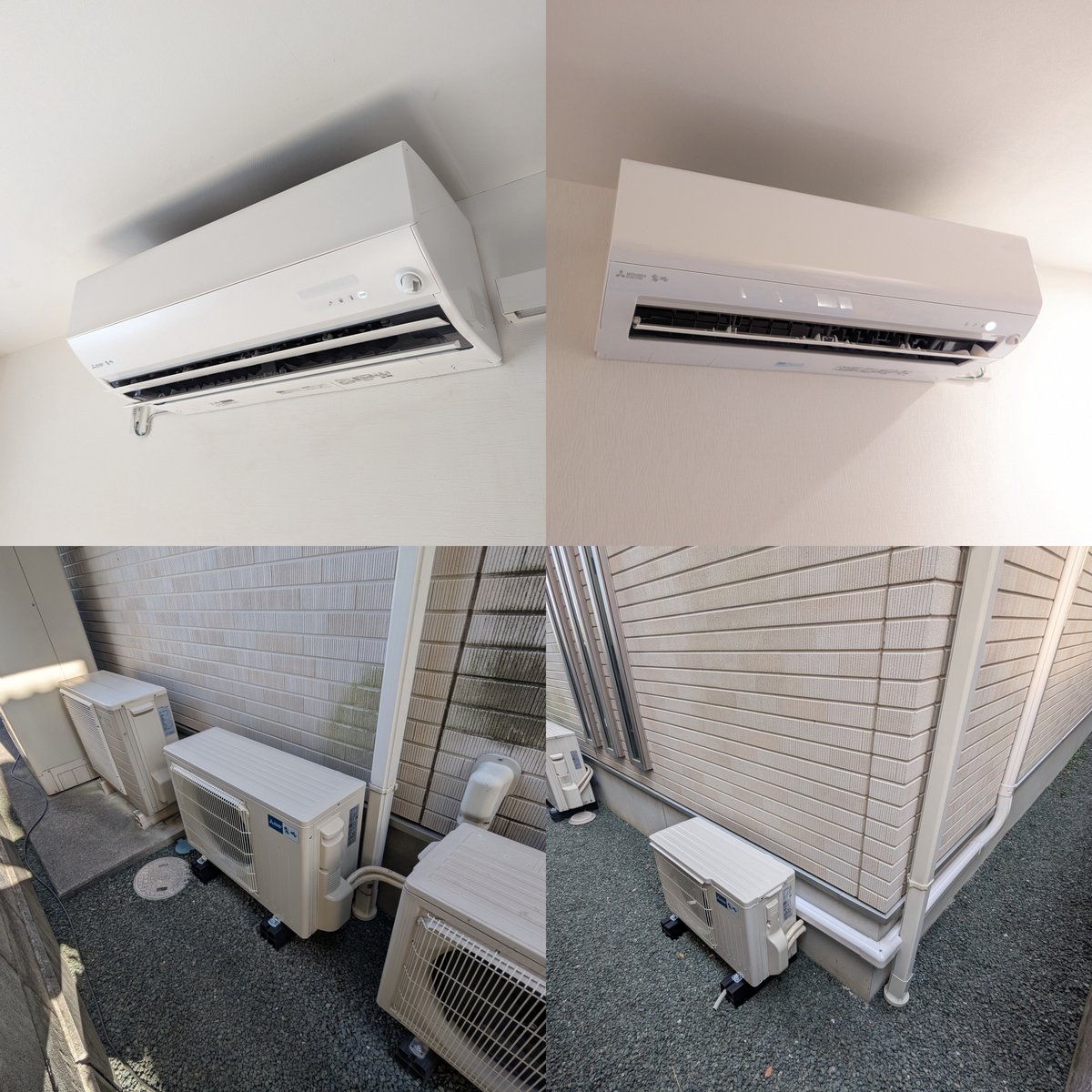 techabe's tweet image. Blog更新「隠蔽配管のエアコン取替工事と配管穴開けからのエアコン取付工事」→ 既存の隠蔽配管がう～ん...でした。
techabe.blogspot.com/2026/01/blog-p…
　
#エアコン工事 #ものづくりマイスター #一級冷凍空気調和機器施工技能士 #登録冷凍空調基幹技能者 #愛媛県 #松山市