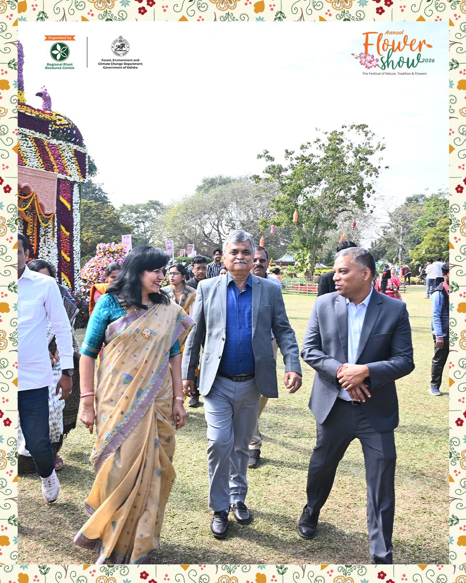 RPRC_Odisha's tweet photo. Hon’ble MP Aparajita Sarangi Graces AFS 2026
A strong voice for green, liveable cities, she applauded RPRC’s efforts to connect citizens with nature.
@ForestDeptt @AprajitaSarangi @odisha_tourism
#AnnualFlowerShow #ekamrakanan #RPRC https://t.co/yu8L5hb73a