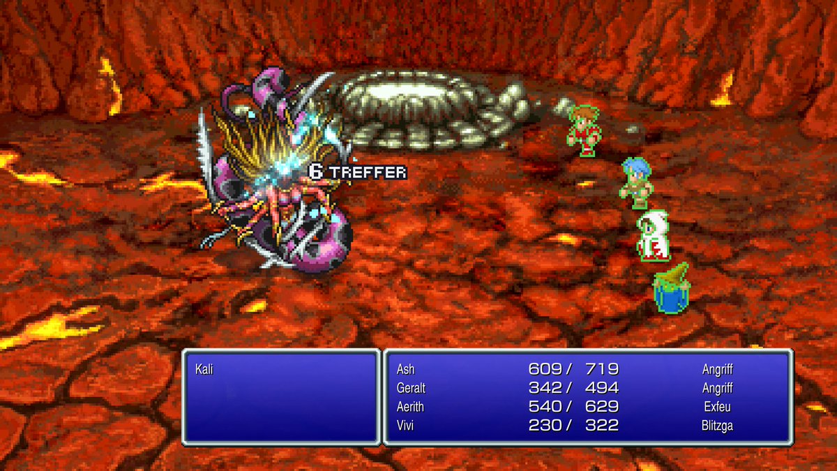 #FinalFantasy1PixelRemaster:
Hat echt mal wieder Spaß gemacht zu sehen wie weit sie waren und was man heute nicht mehr so machen würde. Die Boosts helfen über die ~10h (für 1000GS) sehr. 
Das Scrolling, schon auf PS5 ein Problem, hätte man aber mal fixen können.
#XboxSeriesX