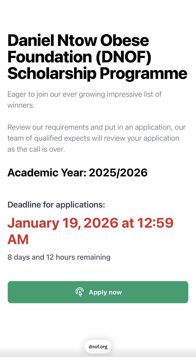 Daniel Ntow Obese Foundation tweet media