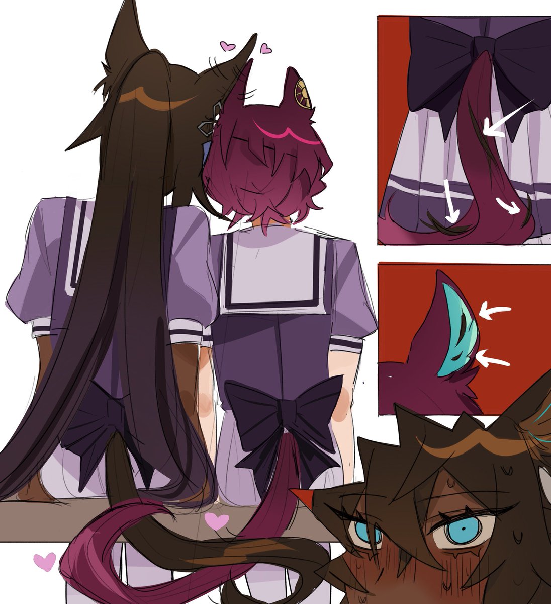 marked by hair #クリギム