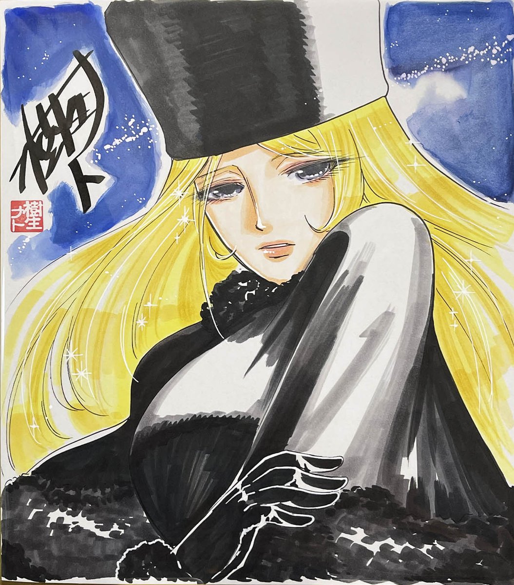 美少女パラダイス9 色紙新作を描きました！