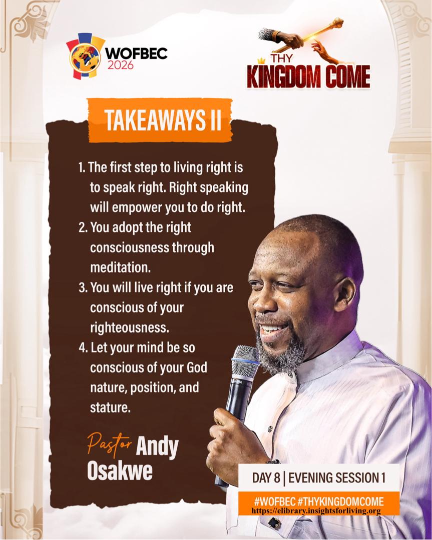 TCNelibrary's tweet photo. WOFBEC Day 8 Evening Session 1.

A recap of Pastor Andy Osakwe. Listen to the full message via the link below or in the bio.

https://t.co/U0D4TtJZPX

#WOFBEC2026 #wofbec

WOFBEC https://t.co/1Mc3URhzLD