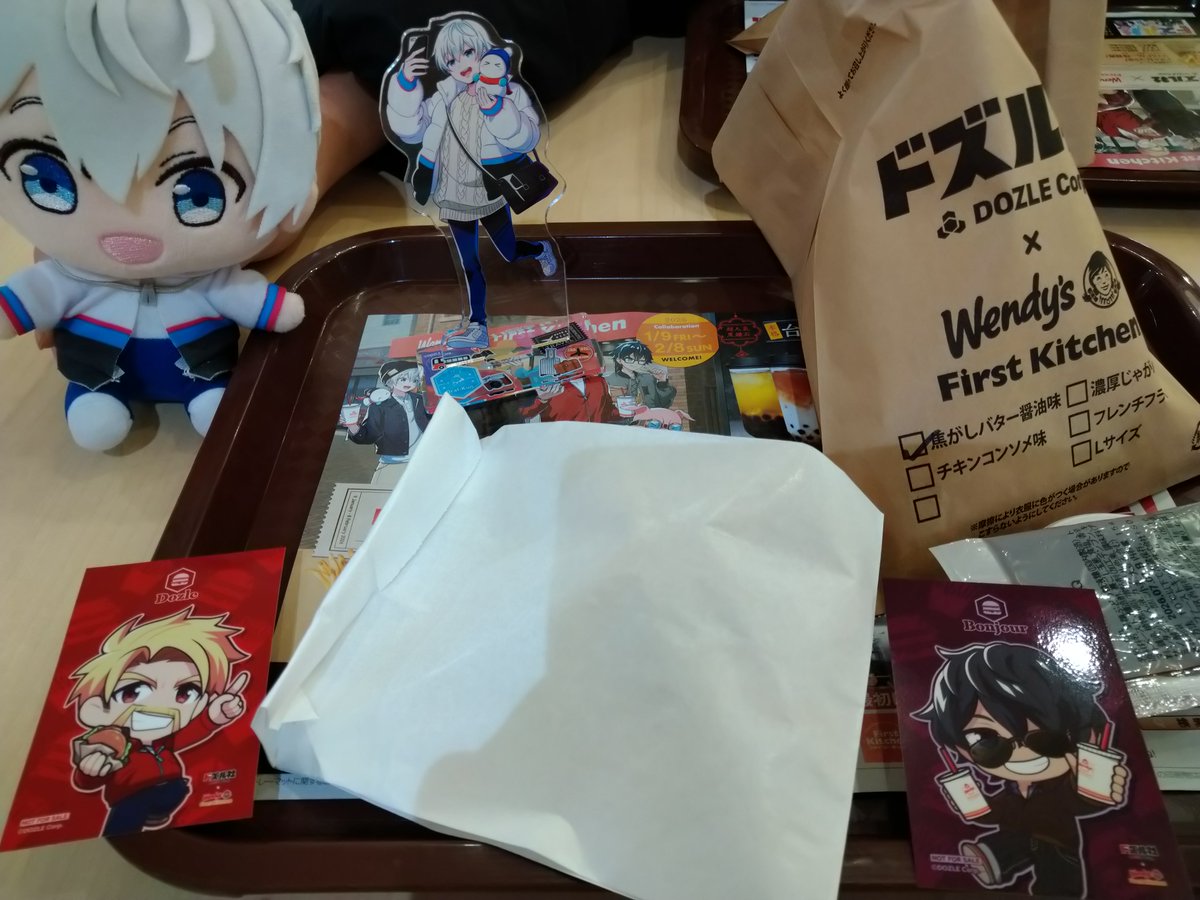 ドズル社ウェンディーズファーストキッチンコラボ、お友達と一緒に行っ