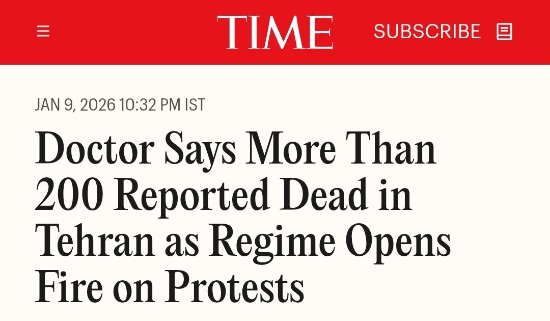 Doscientos muertos en Irán e incontables heridos. 
Continúa el silencio informativo. 
La ONU sigue callada como una estatua.
Rompamos el algoritmo y no dejemos que esto se olvide