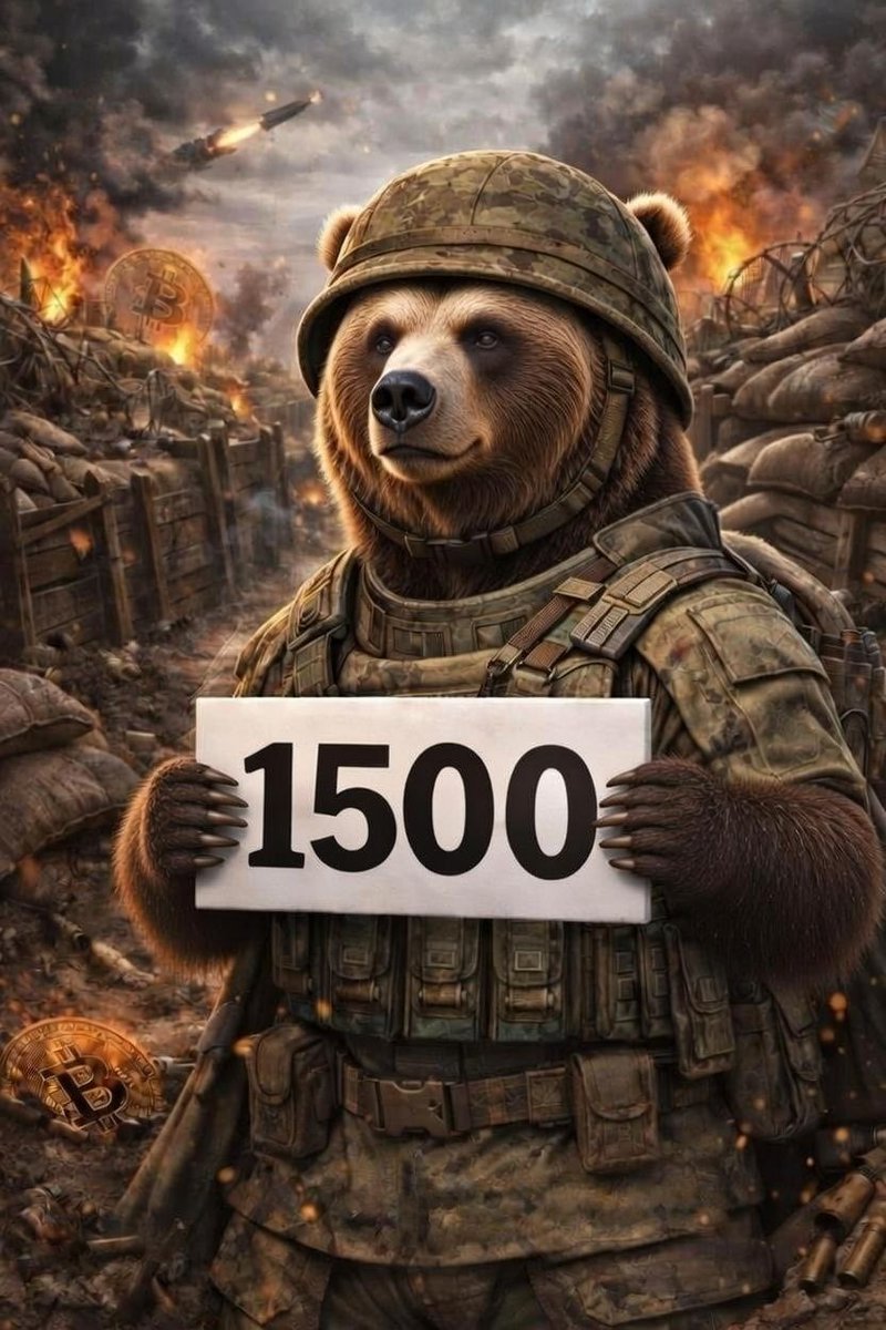 1,500 holders.

Still early.

Still building. 🐻