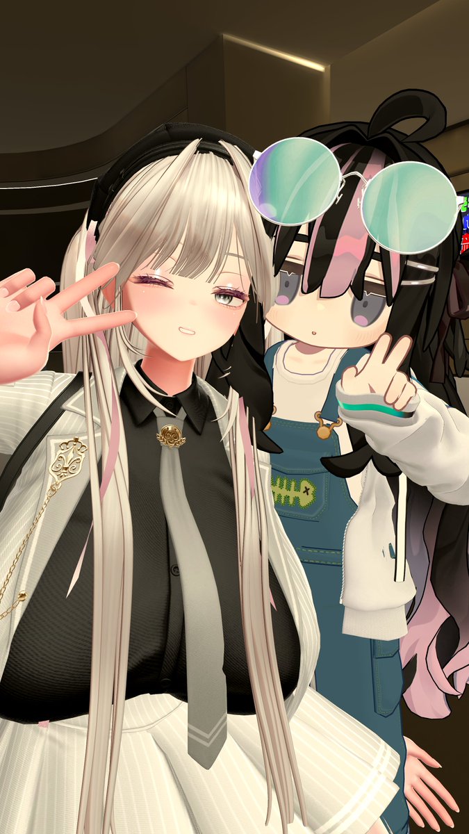 直近のツーショット! 